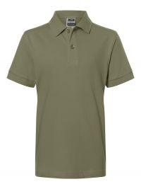 Kinder Polo Olivgrün